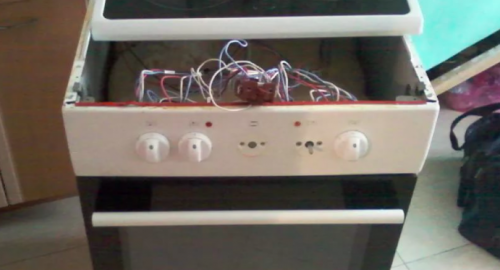 Ремонт керамической электроплиты. Лубянка